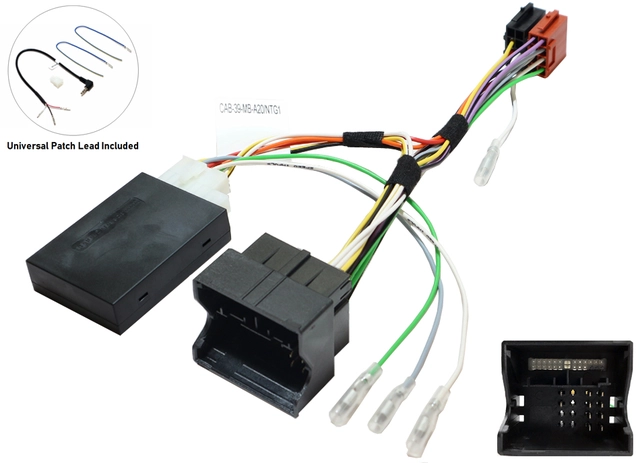 InCarTec Rattfjernkontroll interface Mercedes Audio 20/NTG1 Quadlock 