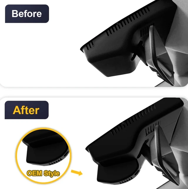 FITCAMX Integrert 4K Dashcam (foran+bak) Kia EV3 (2024-->) 