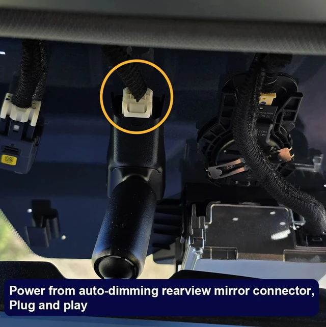 FITCAMX Integrert 4K Dashcam (foran+bak) Kia EV3 (2024-->) 