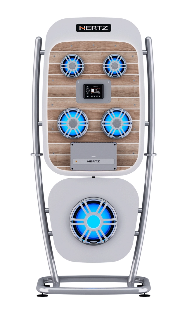 Hertz Marinedisplay Komplett ferdig montert. 