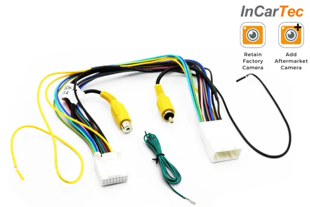 InCarTec - Beholde OEM ryggekamera Toyota/Subaru (2012 - 2015) (16-pin) 