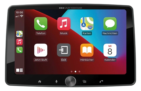 ESX 10,1" LCD/DAB+/FM/USB/SD/BT 1-DIN DAB mediaspiller med 10,1" skjerm