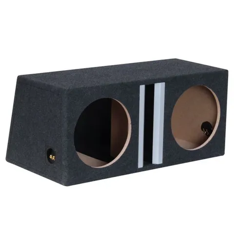 ConnectED 2 x 12" basskasse Portet kasse, 2 x 50 liter, sort 