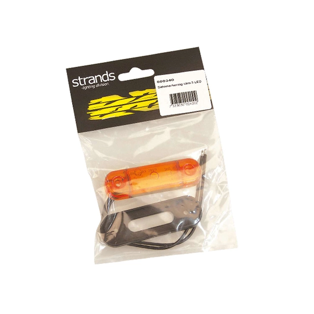 Strands Sidemarkeringslys m/3 LED Orange 10-36V 