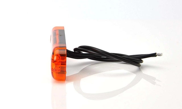 Strands Sidemarkeringslys m/3 LED Orange 10-36V 