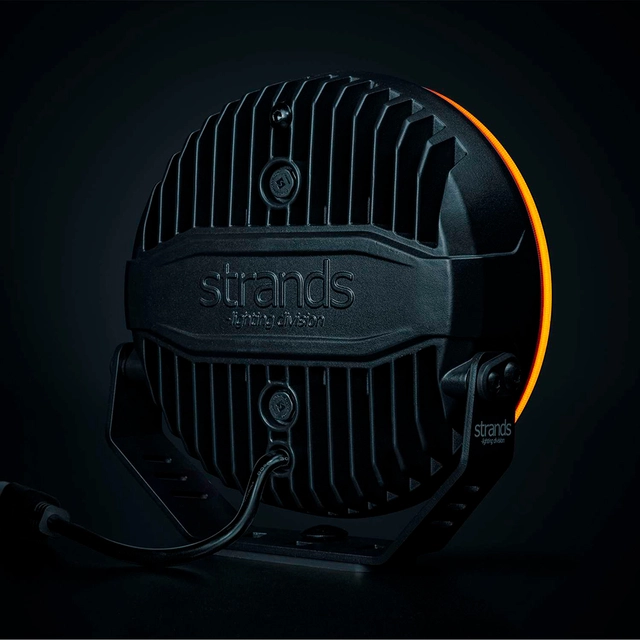 Strands FIREFLYPRO, 9" Blitz, Sort LED ekstralys, 142 Watt, 16.800 Lumen 