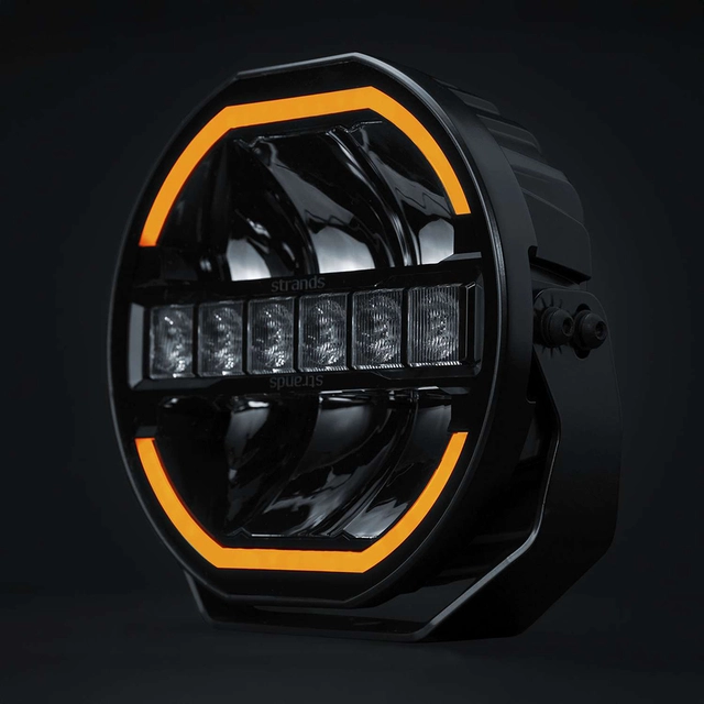 Strands SKYLORD, 9" Svart LED ekstralys, 144 Watt, 11.000 Lumen 