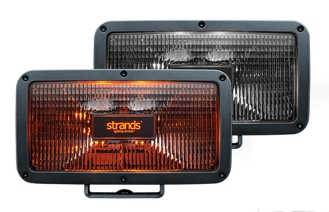 Strands IZE LED og REX Old School varm hvit / orange posisjons