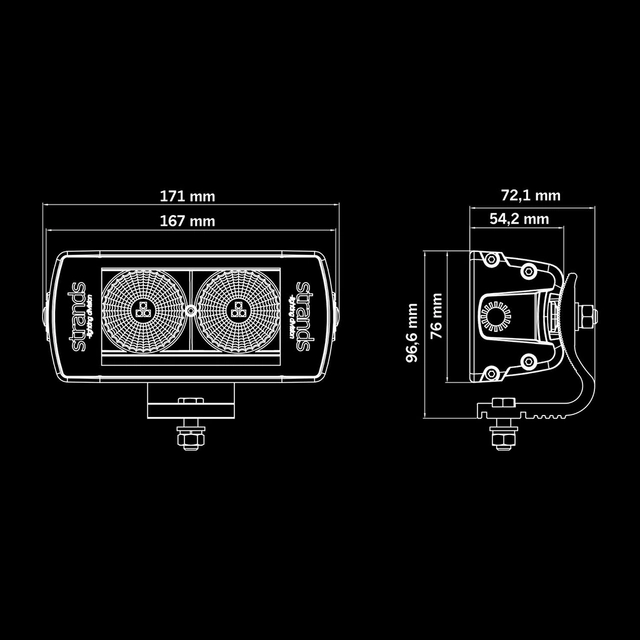 Strands Siberia Next Level 6" LED BAR Next Level 6" arbeidslys 