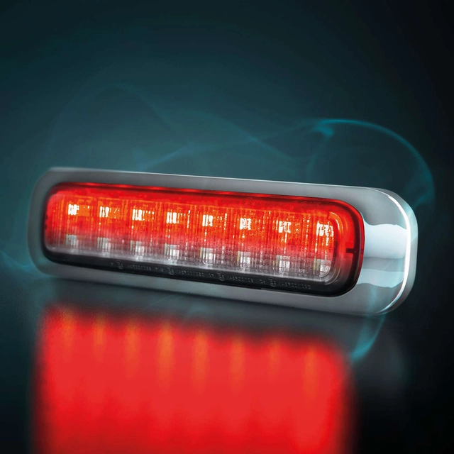 Strands Dark Knight baklys, 3 funksjoner 129mm 