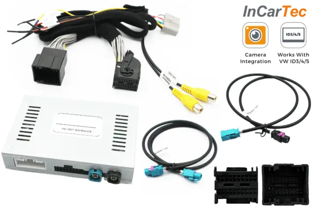 InCarTec Ryggekamera-Adapter VW/Skoda m/Discover Media/Pro (10") 