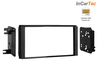 InCarTec Monteringskit 2-DIN Subaru Impreza/Forester (2007 - 2012)
