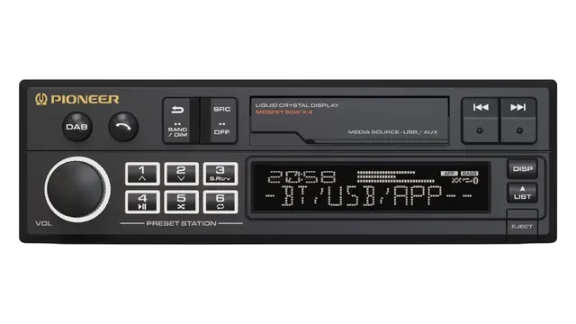 Pioneer SXT-C10PS Retroradio BT, DAB+, USB, AUX, ikke CD 