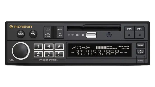 Pioneer SXT-C10PS Retroradio BT, DAB+, USB, AUX, ikke CD 