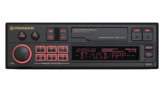 Pioneer SXT-C10PS Retroradio BT, DAB+, USB, AUX, ikke CD 