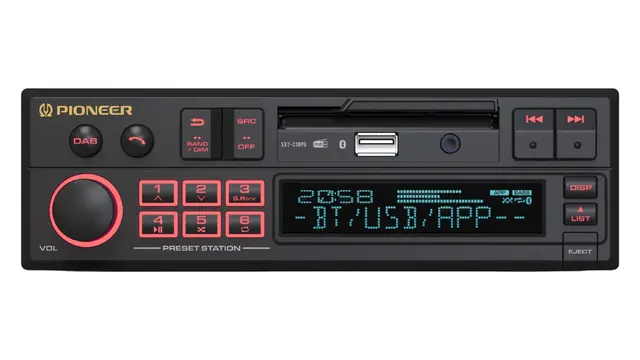 Pioneer SXT-C10PS Retroradio BT, DAB+, USB, AUX, ikke CD 