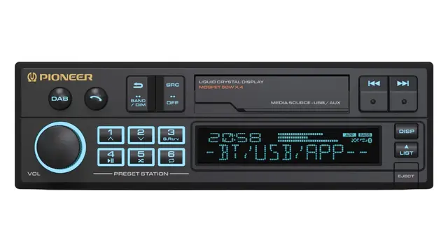 Pioneer SXT-C10PS Retroradio BT, DAB+, USB, AUX, ikke CD 