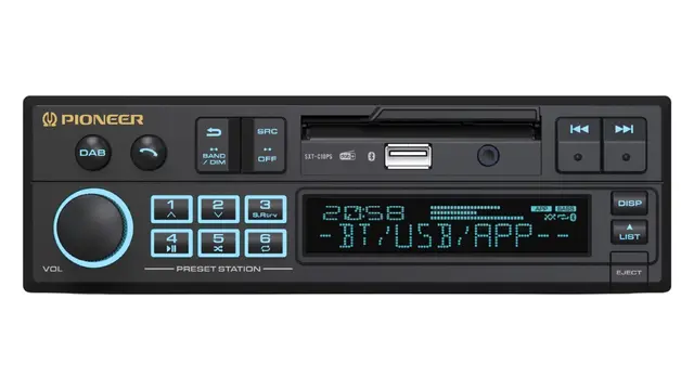 Pioneer SXT-C10PS Retroradio BT, DAB+, USB, AUX, ikke CD 