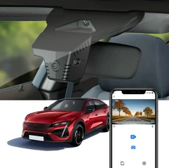 FITCAMX Integrert 4K Dashcam (foran+bak) PSA/Opel (2024 -->)