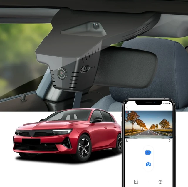 FITCAMX Integrert 4K Dashcam (foran) PSA/Opel (2024 -->) 