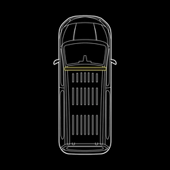 Strands CRUISE LIGHT varselbjelke Citan Mercedes Citan 2022 og senere (foran)