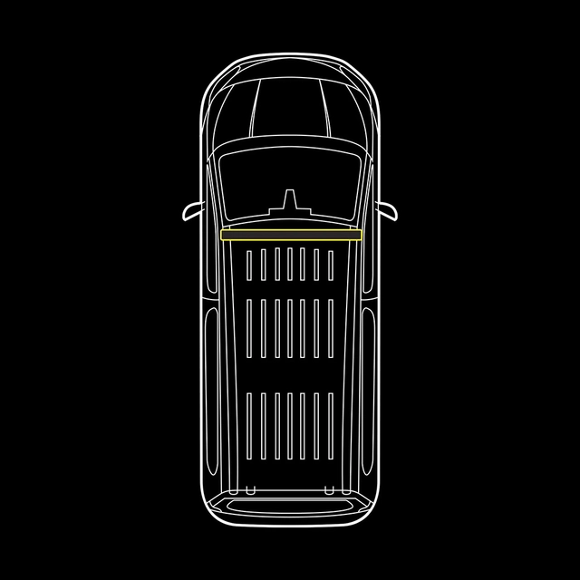 Strands CRUISE LIGHT varselbjelke Citan Mercedes Citan 2022 og senere (foran) 