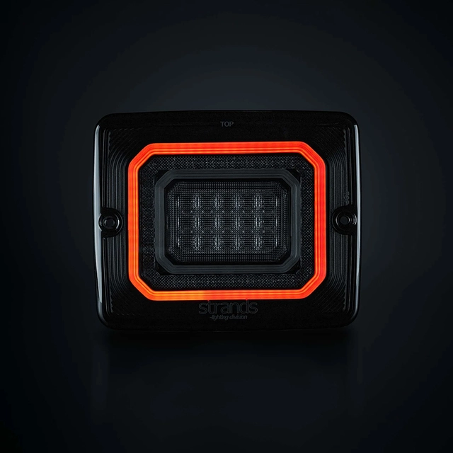 Strands FOR9T illusion baklykt, 3 funks Baklykt / bremselys / blinklys 