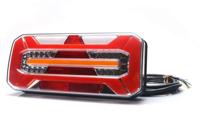 Strands baklykt, 5 funksjoner høyre Baklykt/bremselys/blinklys/ryggelys/tåke 