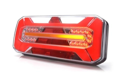 Strands baklykt, 5 funksjoner venstre Baklykt/bremselys/blinklys/ryggelys/tåke