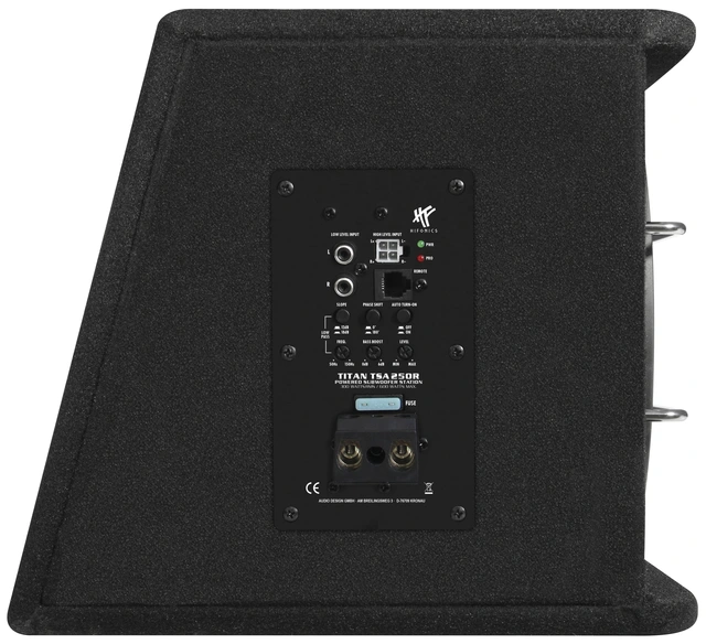 HiFonics TITAN TSA250R Aktiv 10" 10" Aktiv Bassreflekskasse 
