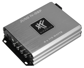 HiFonics JUNO IV-DSP Klasse D 4-kanals DSP forsterker