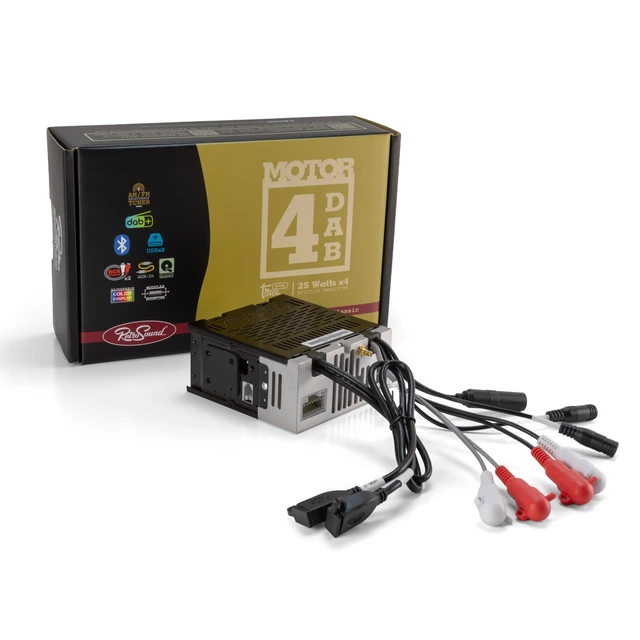 RetroSound MOTOR 4DAB FM/DAB/AUX/BT/2xUSB/2xlinje/App 