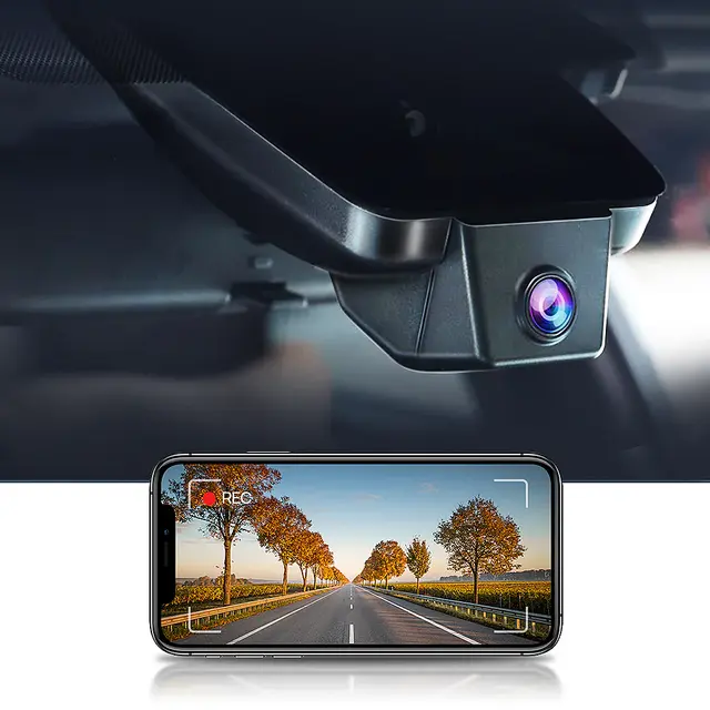 FITCAMX Integrert 4K Dashcam (foran+bak) RAV4 XA40 (2017 - 2018) 