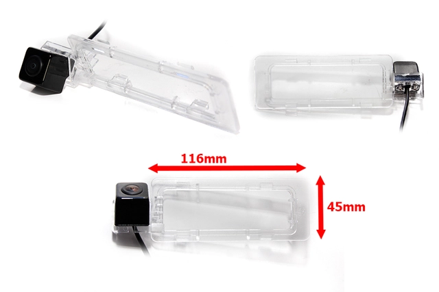 InCarTec Ryggekamera (skiltlys) (CVBS) Subaru (2011 -->) 