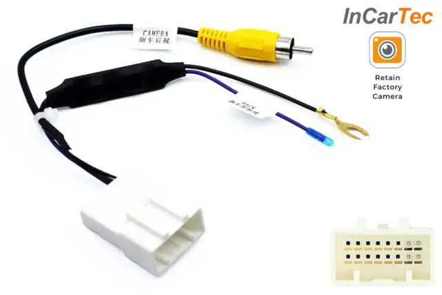 InCarTec - Beholde OEM ryggekamera Toyota/Subaru (2012 - 2018) (16-pin) 