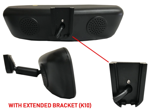 InCarTec Sladrespeil m/4,5" skjerm K-10 brakett 