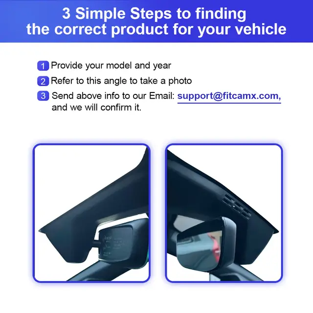 FITCAMX Integrert 4K Dashcam (foran+bak) Citroen C4/e-C4  (2021 - 2024) 