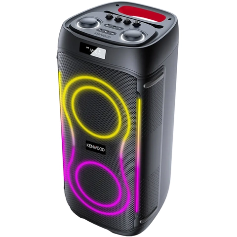 Kenwood partyhøyttaler, neste nivå! Bluetooth med lys-effekter