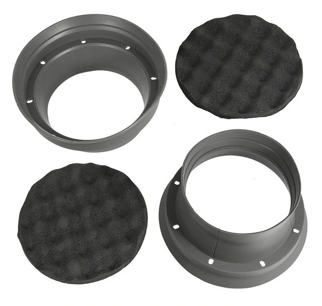 Musway akustisk høyttalerbaffel 6,5" Holder fukt unna, forbedrer mellomtone 