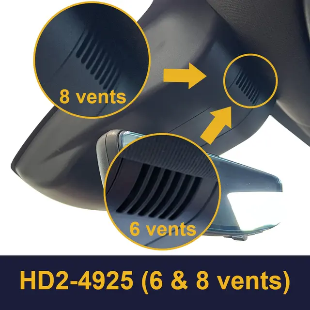 FITCAMX Integrert 4K Dashcam (foran) Chevrolet/GMC (2020 - 2026) 