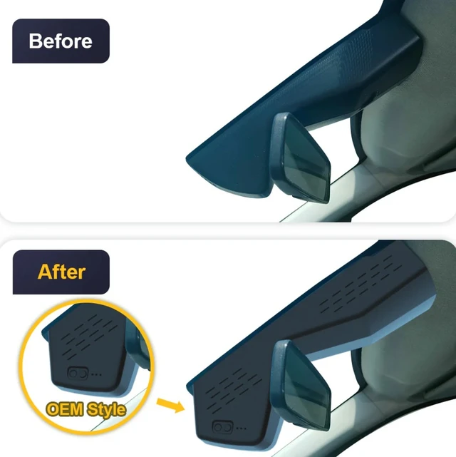 FITCAMX Integrert 4K Dashcam (foran+bak) Opel/PSA/Toyota (2019 - 2023) 