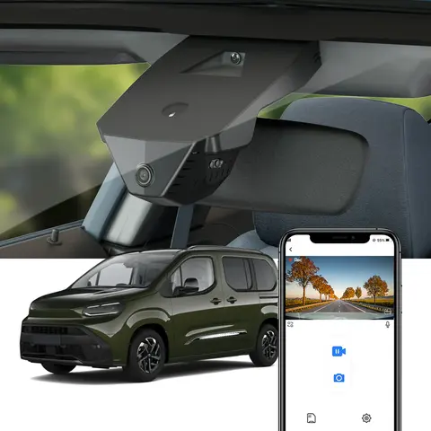 FITCAMX Integrert 4K Dashcam (foran+bak) Toyota/PSA (2024 - 2025)