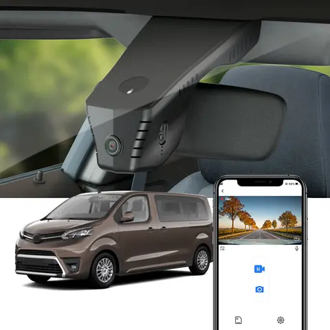 FITCAMX Integrert 4K Dashcam (foran+bak) Toyota/PSA (2018 - 2024)