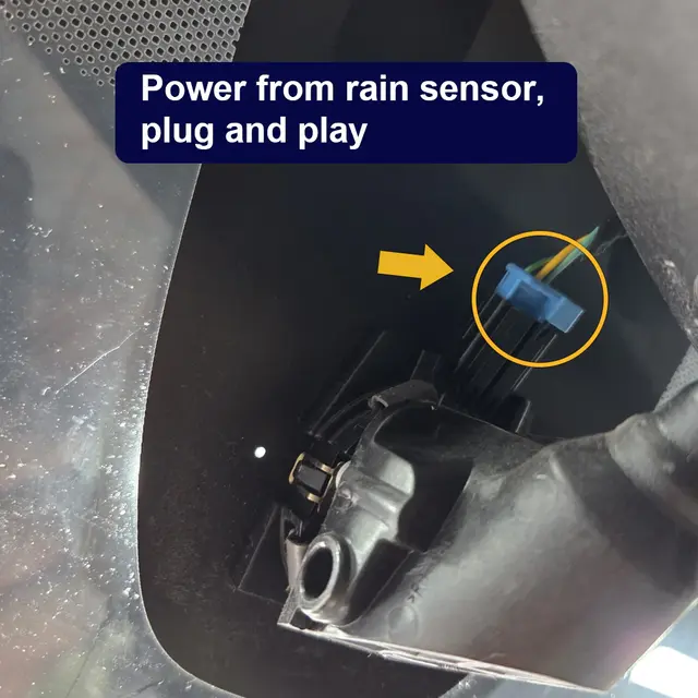 FITCAMX Integrert 4K Dashcam (foran+bak) Toyota/PSA (2018 - 2024) 