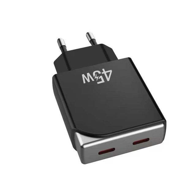 ConnectED Phone hjemmelader 45W, 2 x Type-C utgang 