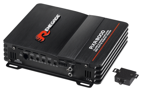 Renegade Monoforsterker klasse D 1 x 200W RMS 4 ohm
