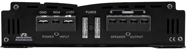 Renegade Monoforsterker klasse D 1 x 200W RMS 4 ohm 