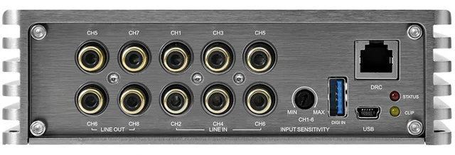 Musway 4-kanals DSP-forsterker 400W RMS i 2 ohm 