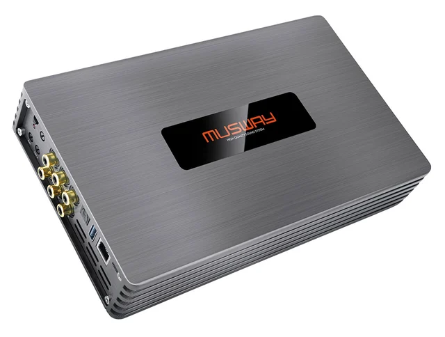 Musway 8-kanals DSP-forsterker 1250W RMS i 2ohm 