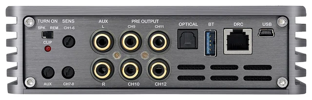 Musway 8-kanals DSP-forsterker 1250W RMS i 2ohm 